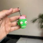Satisfy Zombie Keychain